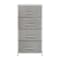 Flash Furniture White/Gray 4 Drawer Storage Dresser Organizer WX-5L203-X-WH-GR-GG - alternate 2